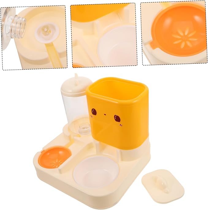 MERRYHAPY Automatic Water Dispenser Pet Feeder Double Bowls for Cats Dogs Easy Clean Material Kitten Dog Food Bowl