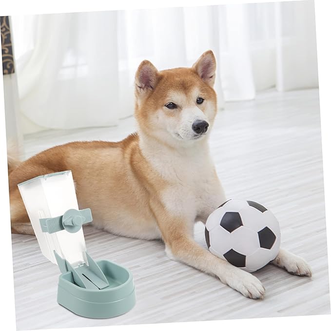 HANABASS Automatic Pet Feeder Hanging Dog Bowl for Cage Removable and Easy to Clean Prevents Messy Eating for Dogs and Puppies