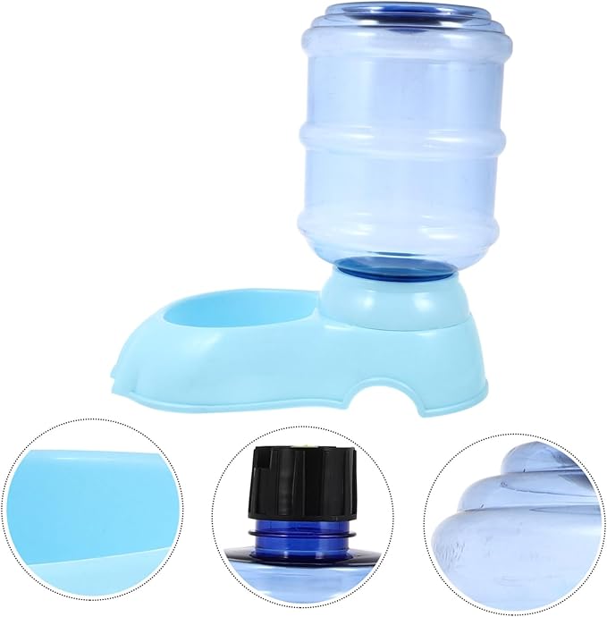 BESPORTBLE Automatic Dog Water Feeder Pet Pp Capacity Gravity Bowl Replacement for Old Bowls Random Color