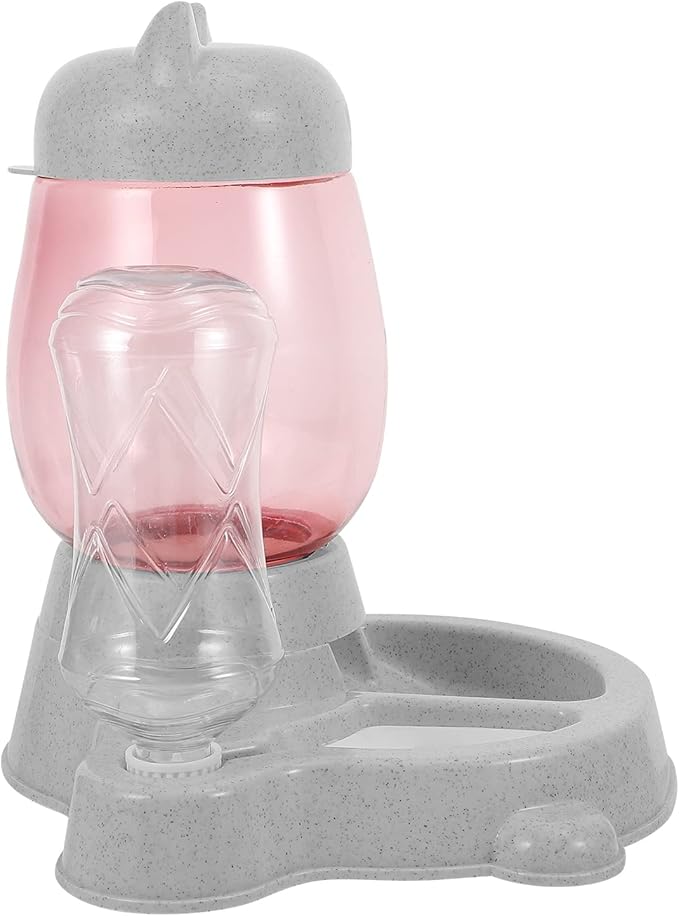 1pc Automatic Cat Water Dispenser and Food Bowl Creative Pet Feeder for Dogs and Cats Non- Design Easy to Smooth Edges Prevents Spills for Home Use