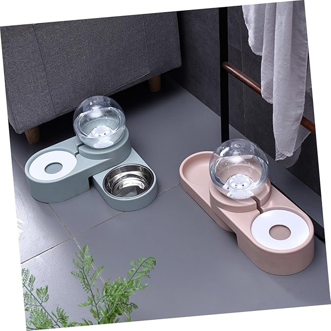 Automatic Pet Water Feeder Double Bowl Design Pet Drinking Tool for Dogs and Cats Convenient Spill Water Dispenser for Home Use