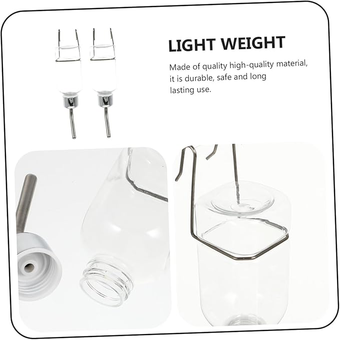 VICASKY 2Pcs Automatic Pet Water Dispenser Hanging Type Water Feeder for Cats Puppies and Dogs Capacity Leak Design Pet Supplies