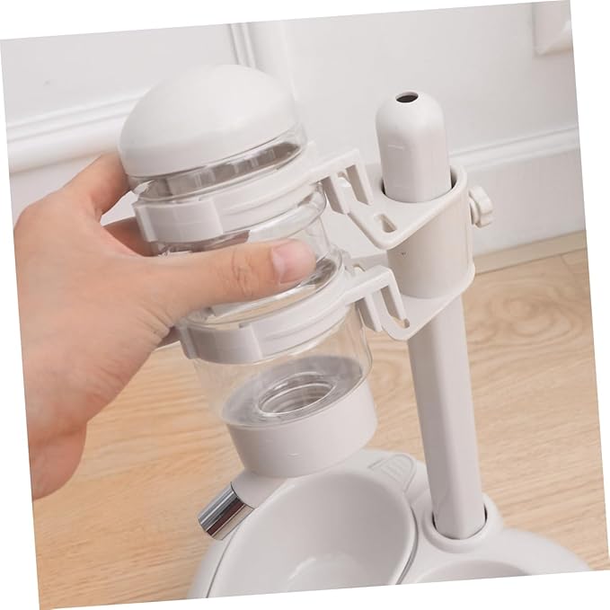 Automatic Pet Water Fountain Dispenser Cat Drinking Fountain Easy to Pet Supplies Non- and Cats White Color No Suckers Needed