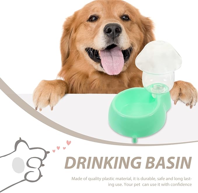 Kisangel 1set Automatic Pet Water Dispenser Plastic Drinking Bowl for Dogs Easy to Lightweight Suitable for Travel Pet Drinking Feeder