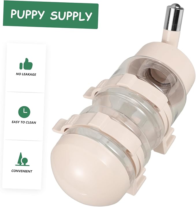 Automatic Dog Water Dispenser for Small Cats Puppy Feeder Pet Water Bottle Stainless Steel Nozzle Easy to Install