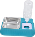 Detachable Pet Feeder Automatic Water Dispenser Dual Function Pet Food and Water Bowl for Dogs and Cats Non- Base for Home