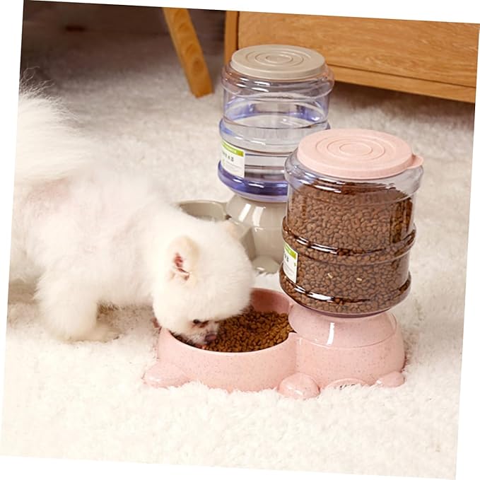 KESYOO Pet Feeder Dog Feeder Food Dispenser Food Holder Automatic for Home Capacity