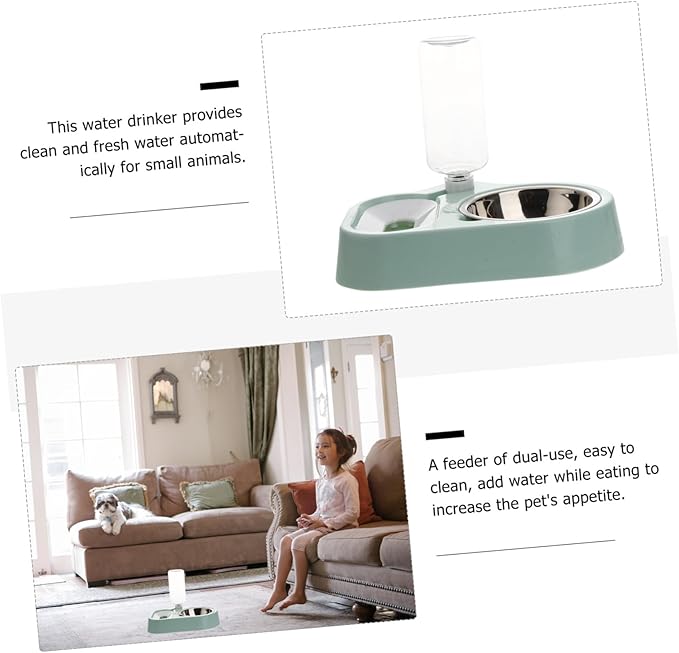 Automatic Pet Water Dispenser Cat Dog Feeder Bowl Capacity Refillable Water Fountain