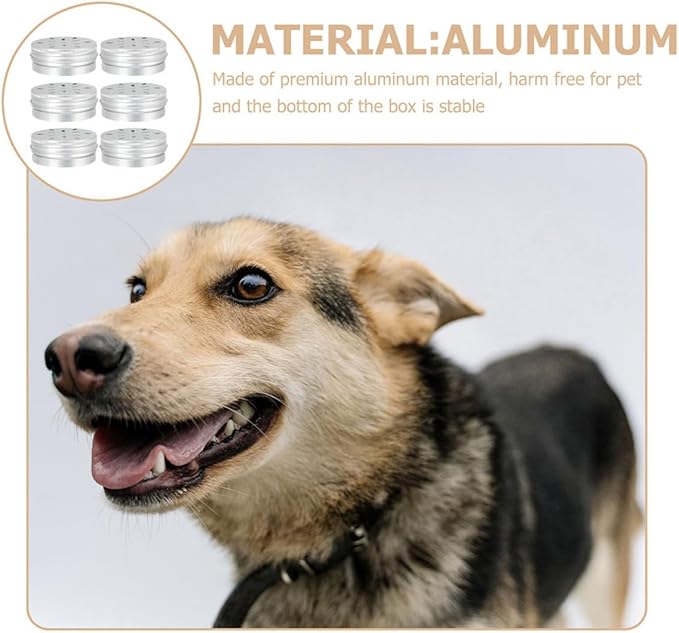 YARNOW 6pcs Dog Scent Training Cases Aluminum Odor Boxes for Nose Work Durable Scent Training Supplies for Small Dogs for Agility and Search