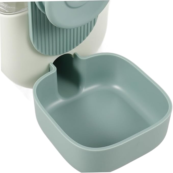 POPETPOP 3pcs Hanging Automatic Pet Water Dispenser for Dogs and Cats Compact and Leak Pet Feeding Device for Cage and Crate Use Easy Installation Mint Green