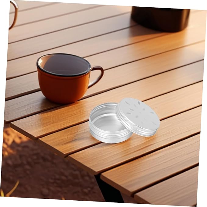 YARNOW 8pcs Dog Scent Training Kit Aluminum Nose Work Containers for Scent Detection Tins Screw Lid for Working Dogs and Smell Training