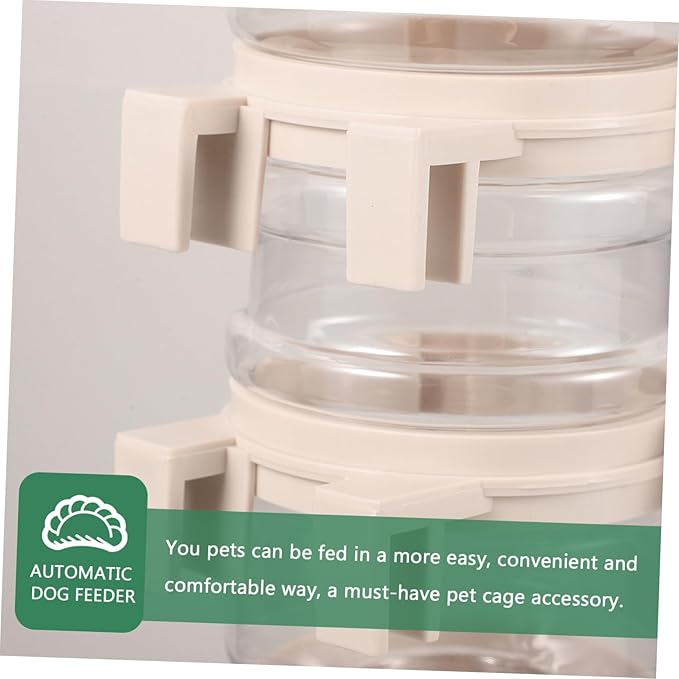 Automatic Dog Water Dispenser Stainless Steel Kitten Waterer Pet Water Bottle Feeder
