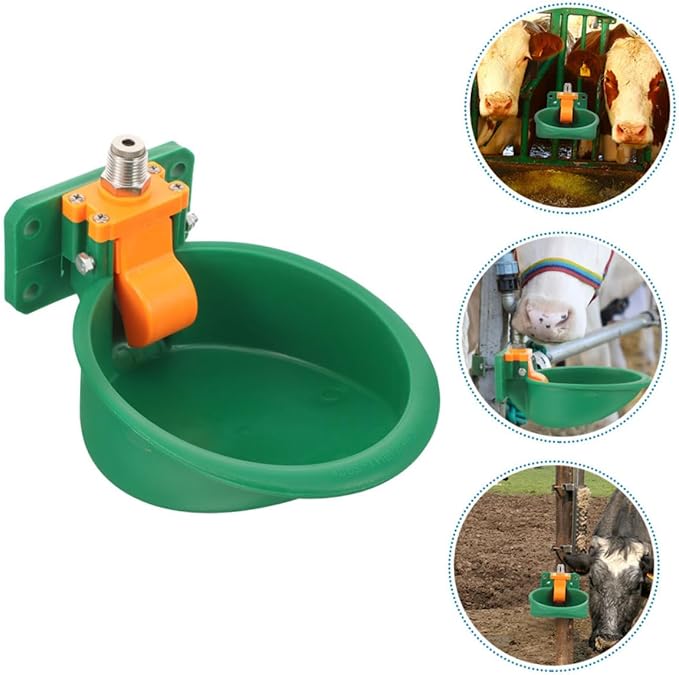 Sheep Goat Automatic Water Dispenser Horse Feeder Livestock Waterer Plastic Drinking Bowl Farm Use Easy to Clean