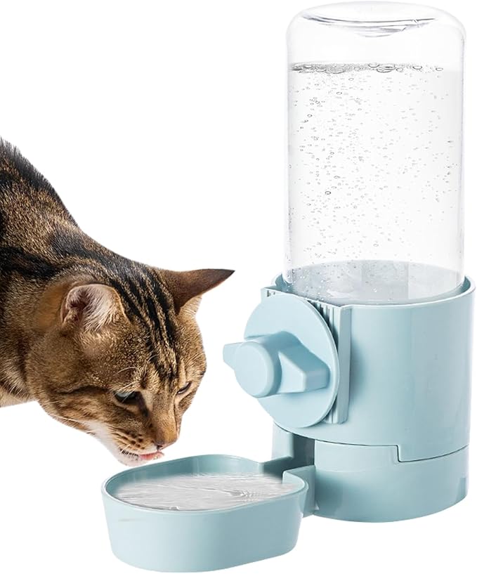 Dog Drinking Water Bowl, Pet Automatic Dog Water Dispenser, Dogs Waterer And Food Feeder For Small Medium Cat Puppy Kitten Large Capacity, Hangable Pet Wateer Dispenser For Apartment Small Medium Larg