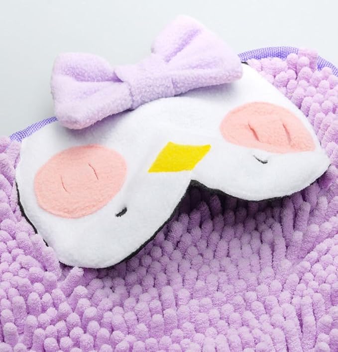 Fluffy Animal Face Snuffle Mat for Pets Interactive Nose Work Toy for Rabbits Hamsters Chinchillas and Dogs (V10)