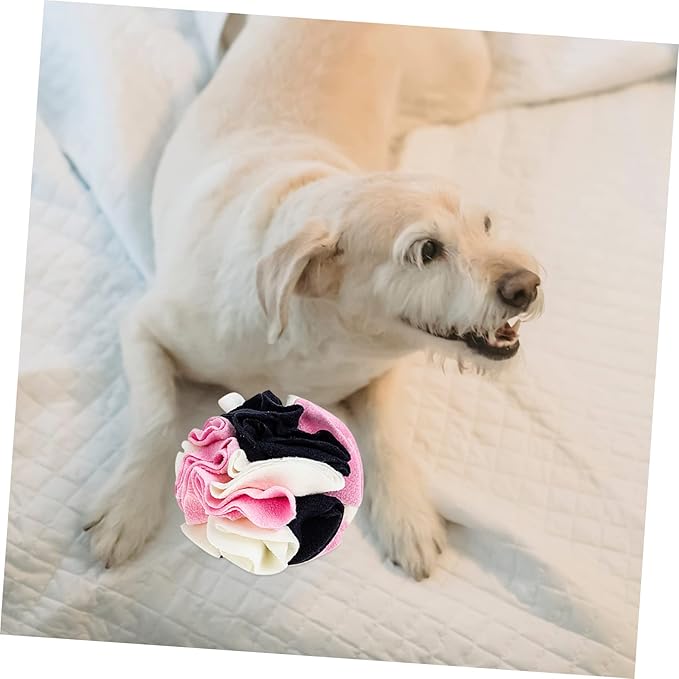 VICASKY Pet Sniffing Ball Interactive Dog Foraging for Mental Stimulation Encourages Natural Foraging Skills Reduces Boredom Leak Food Colors