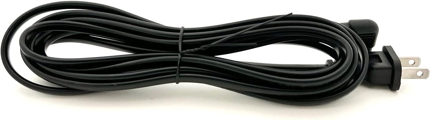 [UL Listed] OMNIHIL Extra Long 10FT L-Shaped C7 Power Cord Replacement for Healthy Pet Simply Feed Dog and Cat Automatic Feeder Power Supply