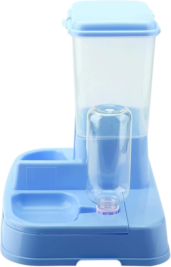 EVTSCAN Automatic Cat Feeder, Timed Cat Feeder with Desiccant Bag for Dry Food, Suitable for Small/Medium Pets (蓝色)