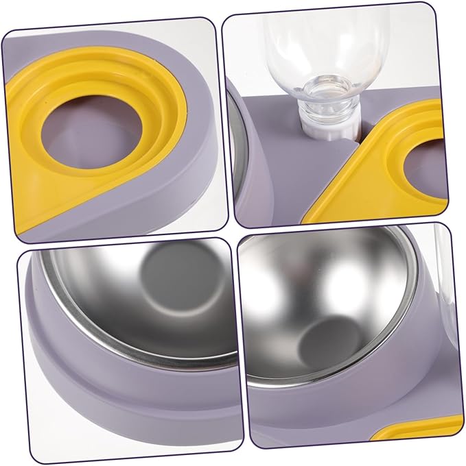 Automatic Pet Feeder Dog Water Dispenser No Spill Bowl Cat Food and Water Bowl