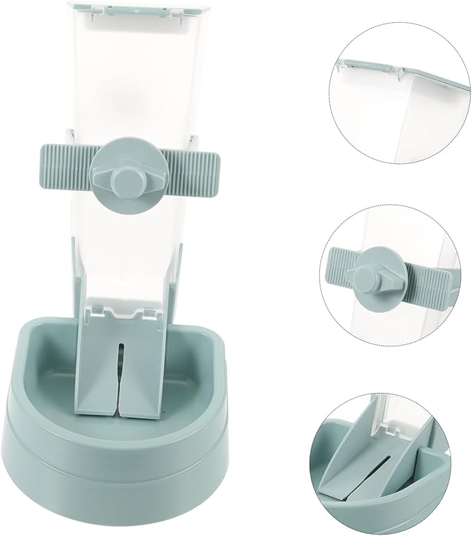 Automatic Dog Feeder Capacity Pet Cage Feeder Hanging Brackets for Stability Easy Design for Puppies and Dogs for Home Use