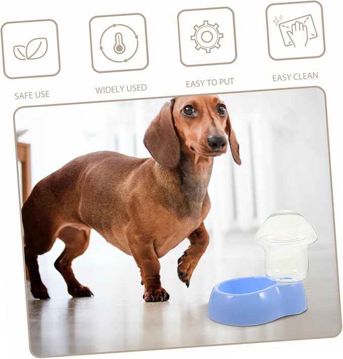 BESPORTBLE Pet Water Bowl Automatic Feeder for Dogs Large Capacity Slow Eating Bowl