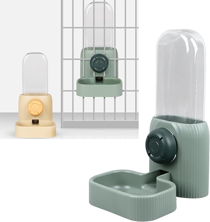 Automatic Pet Water Dispenser, Hanging Cage Dog Water Feeder Stable Large Capacity Spill Proof for Cats for Pets