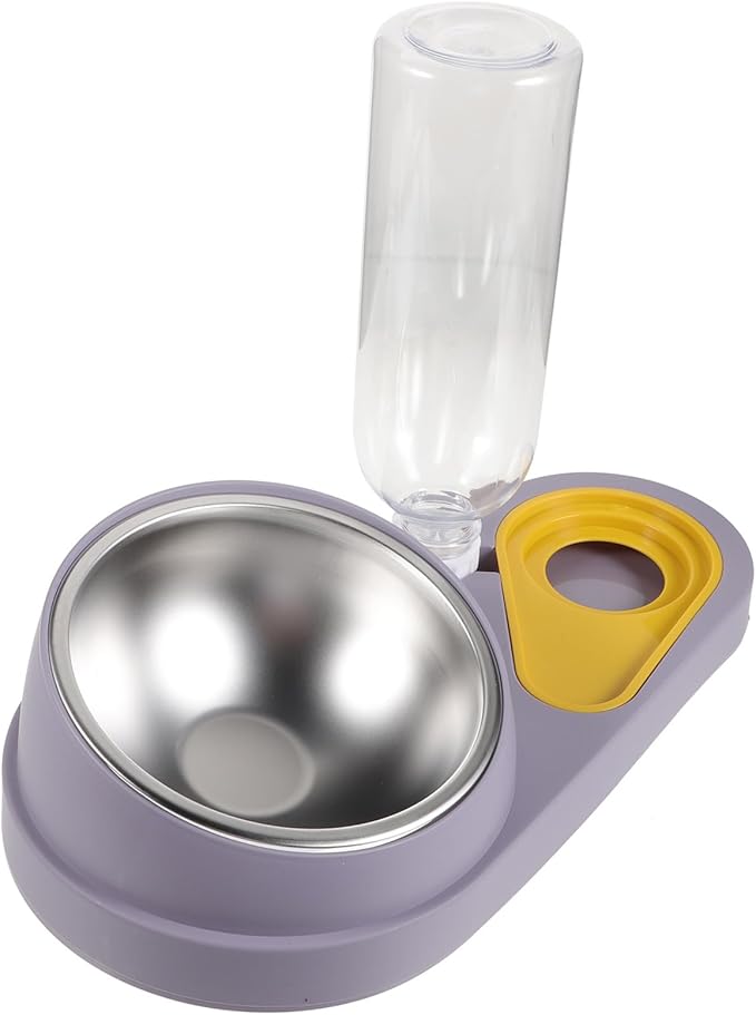 Yardwe Automatic Pet Food Water Feeder Dog Cat Bowl Pet Water Dispenser Easy to Use for Home