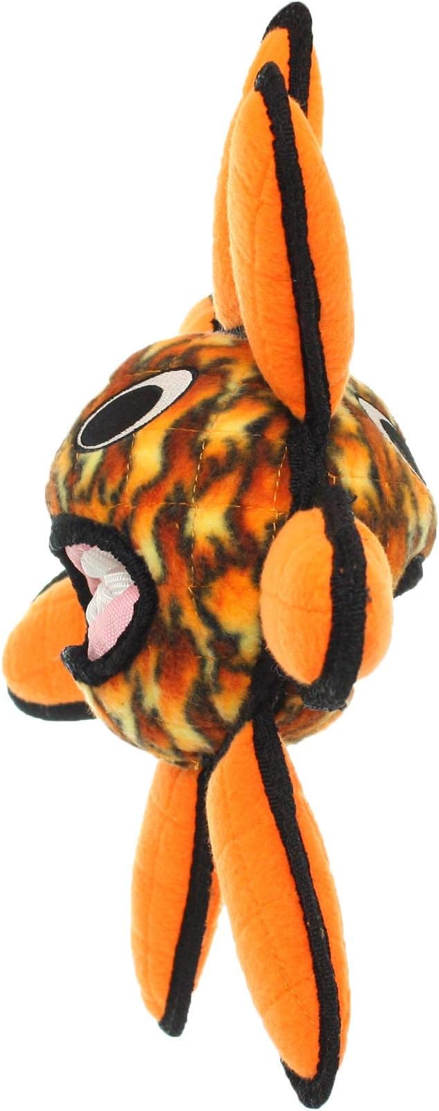 TUFFY® - World's Tuffest Soft Dog Toy - Alien - Multiple Layers. Made Durable, Strong & Tough. Interactive Play (Tug, Toss & Fetch). Machine Washable & Floats. (Ball Fire Flower, Large 2 Pack)