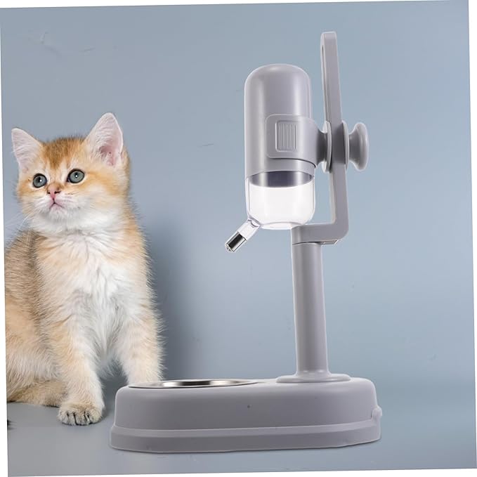 SUPVOX Automatic Waterer Double Layer Pet Feeder Food Water Dispenser for Dogs Cats Space-Saving Cage Hanging Feeder