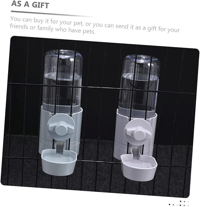VANZACK Automatic Puppy Water Dispenser Hanging Pet Waterer for Dogs Cats Easy Design Capacity Detachable Water Feeder for Pets