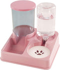2 in 1 Automatic Dog Water Food Bowl Water Dispenser for Pet Lovely Dog Feeder Raised Food Container Bowl