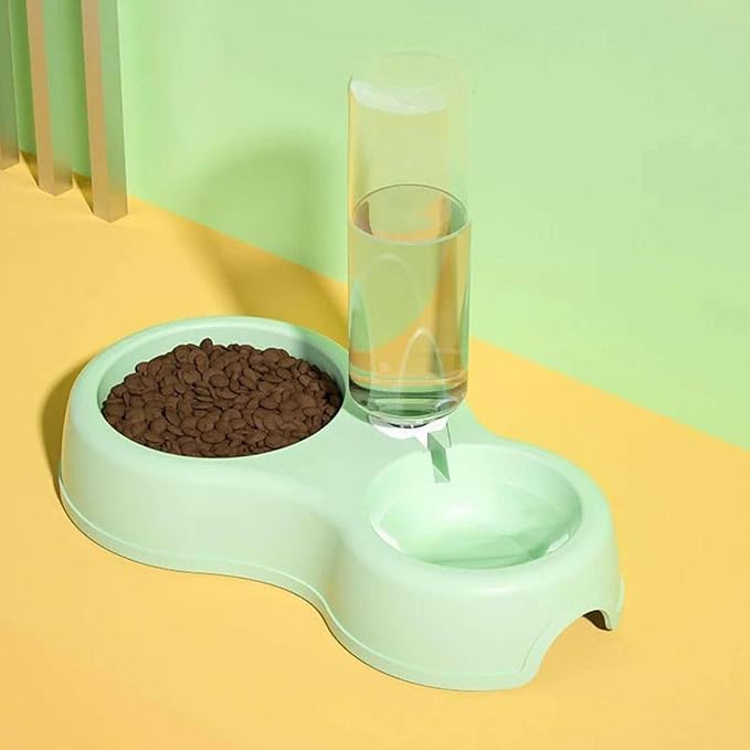 Hot cat Bowl Dog Bowl Automatic Drinking and Feeding one Double Bowl cat Food Bowl Drinking Bowl pet Supplies