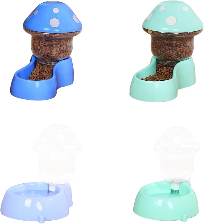 Dog Food Bowl Auto Feeding Container for Cats Dogs Water Drinking for Pet Dry Treats Water Dispenser Supplies for Small Supplies for Toy