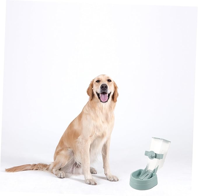 Totority Hanging Cage Automatic Pet Feeder Capacity Dog Food Dispenser Easy to Install Prevents Spills for Cats and Dogs Deep Bowl Design for No Overflow