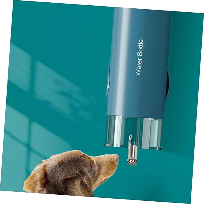 HEMOTON Pet Hanging Water Dispenser for Dogs Automatic Feeder for Home Use Height Nozzle Convenient Travel