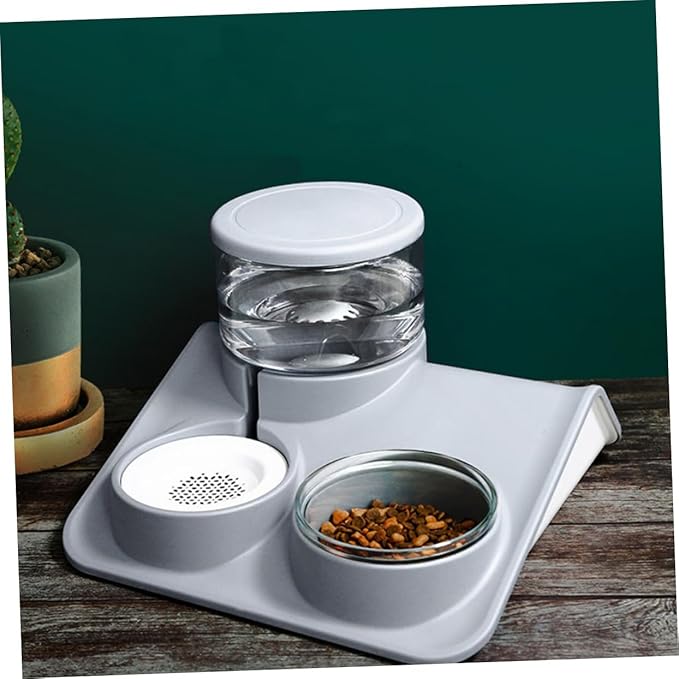TOYANDONA 1pc Pet Automatic Feeder and Water Dispenser for Cats and Dogs Capacity Convenient Water Bowl for Pets Dual Function Food and Container Sanitary and Design