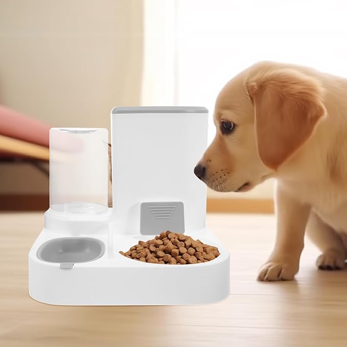 Automatic Feeder for Dogs Cats Pet Food Water Dispenser Large Capacity Sturdy Easy to Maintain