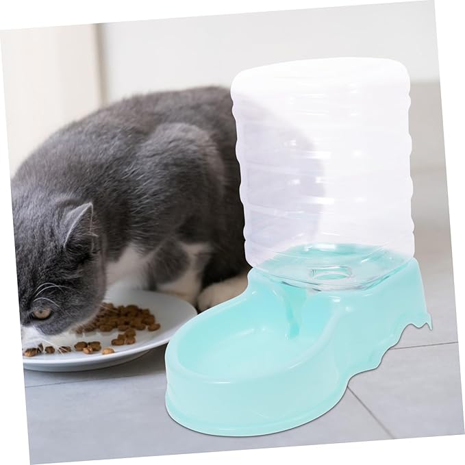 Automatic Pet Water Dispenser Feeder for Cats and Dogs Texture for Level Monitoring Lightweight and Break Design