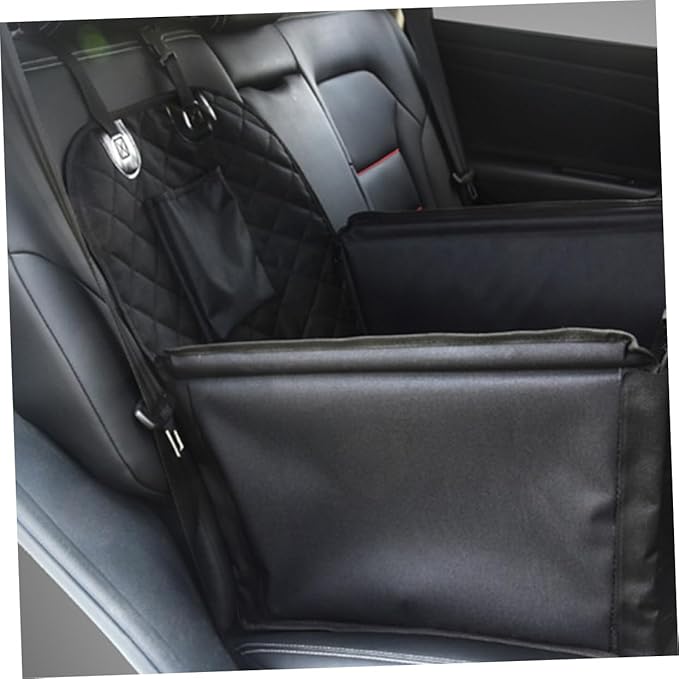 SUPVOX Pet Dog Car Bed Non- Dog Car Seat with Safety Belt for to and Install for Suvs and Trucks