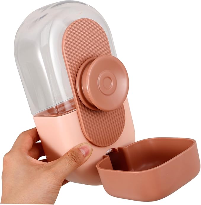Pet Water Dispenser for Cats and Dogs Hanging Automatic Water Bottle for Cages Convenient Feeder Dispenser to Prevent Spills for Indoor and Outdoor Use