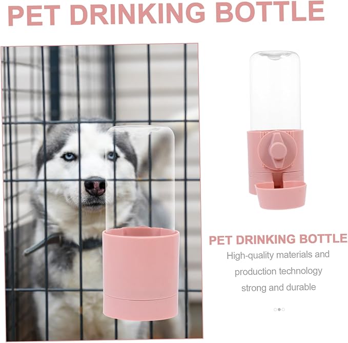 Happyyami 1pc Dog Waterer Dispenser Pet Drinking Device Water Dispenser for Dogs Hanging Drinking Fountain Pet Supplies