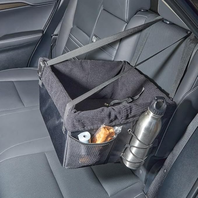EveryYay by Petco Essentials Road Trippin' Black Car Booster Seat, Small