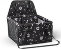 ASkinds Dog Car Seat Puppy Portable Pet Booster Car Seat with PVC Support Pipe, Anti-Collapse Elevated Car Seat for Small to Medium Dogs Cats Pets(Black)