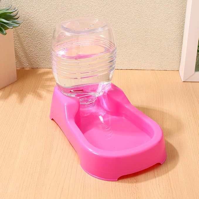 iplusmile Pet Water Feeder Gravity Bowl Automatic Dog Puppy Water Dispenser Non-Spill Smooth Surface 7.48X5.90X4.33 Inch Home Pet Shop