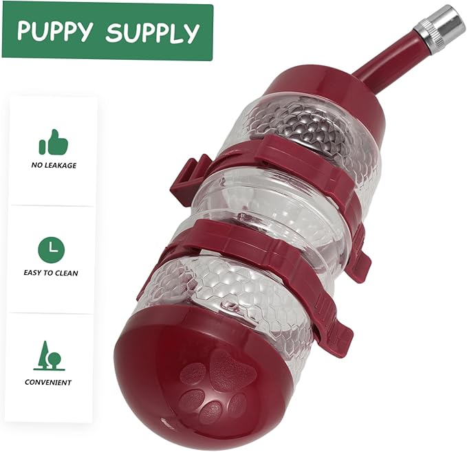 Garneck Cat Water Dispenser for Dogs Hanging Type Automatic Feeder Control Compact Design for Pet Cages Easy to Install for Cats and Dogs
