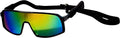 G010 Dog Pet Turbo Sports Sunglasses Medium Breeds 20-40 lbs (Sports Turbo Black-Rainbow Mirror)