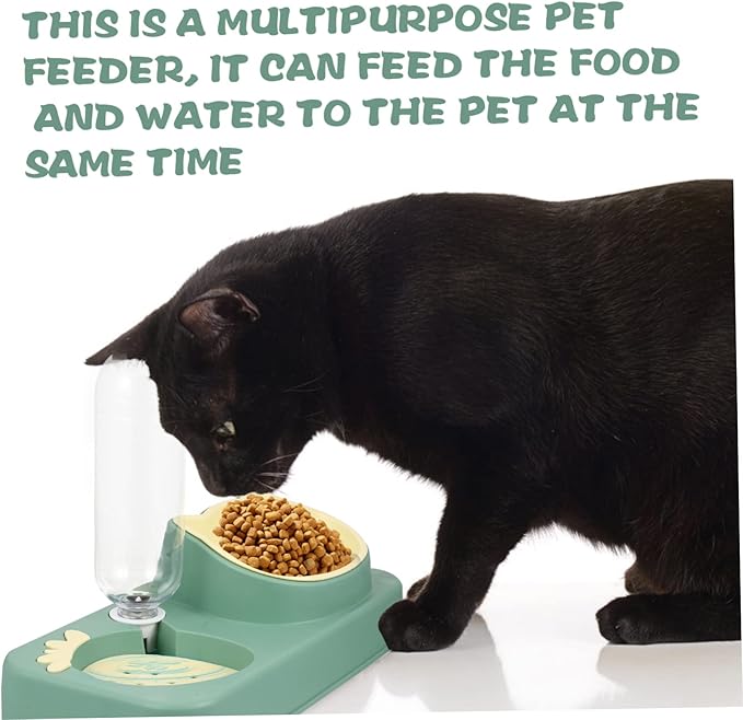 1pc Dog Feeder Stand Automatic Water Bowl Cat Bowl Wear-Resistant Daily Use