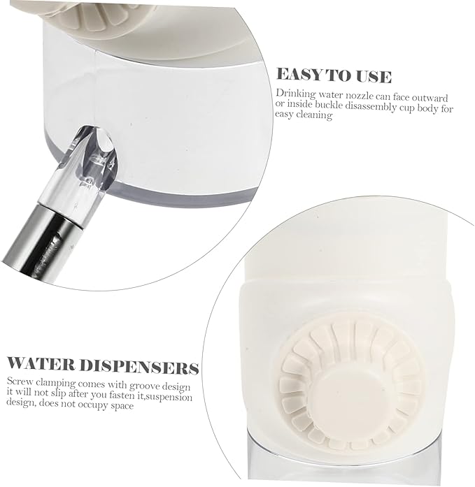Automatic Pet Water Feeder Dispenser Hanging Cats for Travel Temporary Water Supply