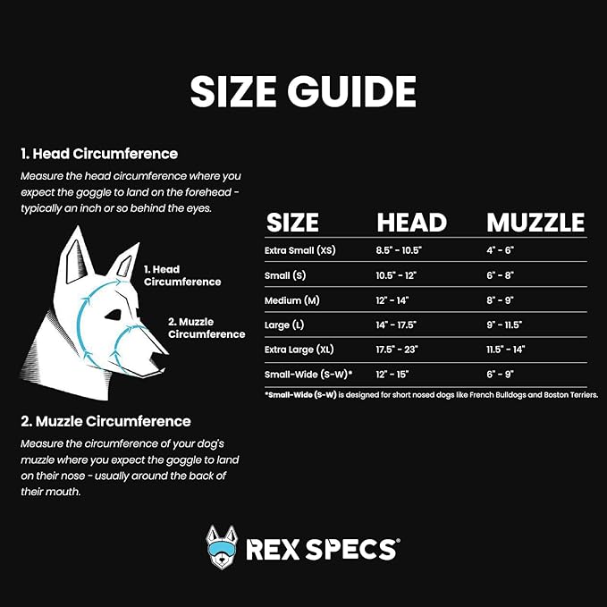 Rex Specs V2 Dog Goggles (Appalachian Orange, X-Small)