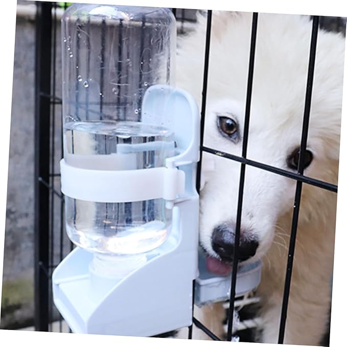 DOITOOL 2pcs Pet Water Feeder Automatic Dog Cat Water Dispenser Leakproof Eco-Friendly Easy to Install for Pet Cage